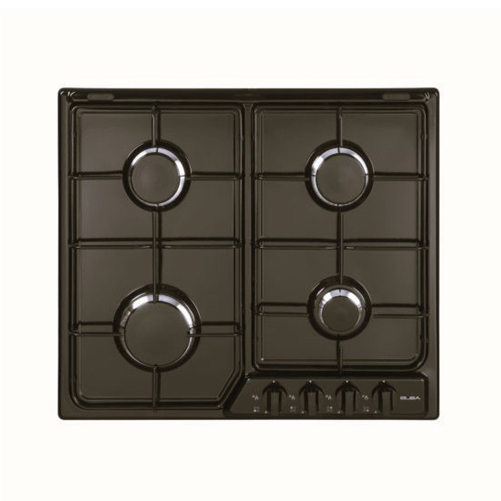 ELBA Hob 60 cm 4 Gas Burners Ignition Brown ELBA+